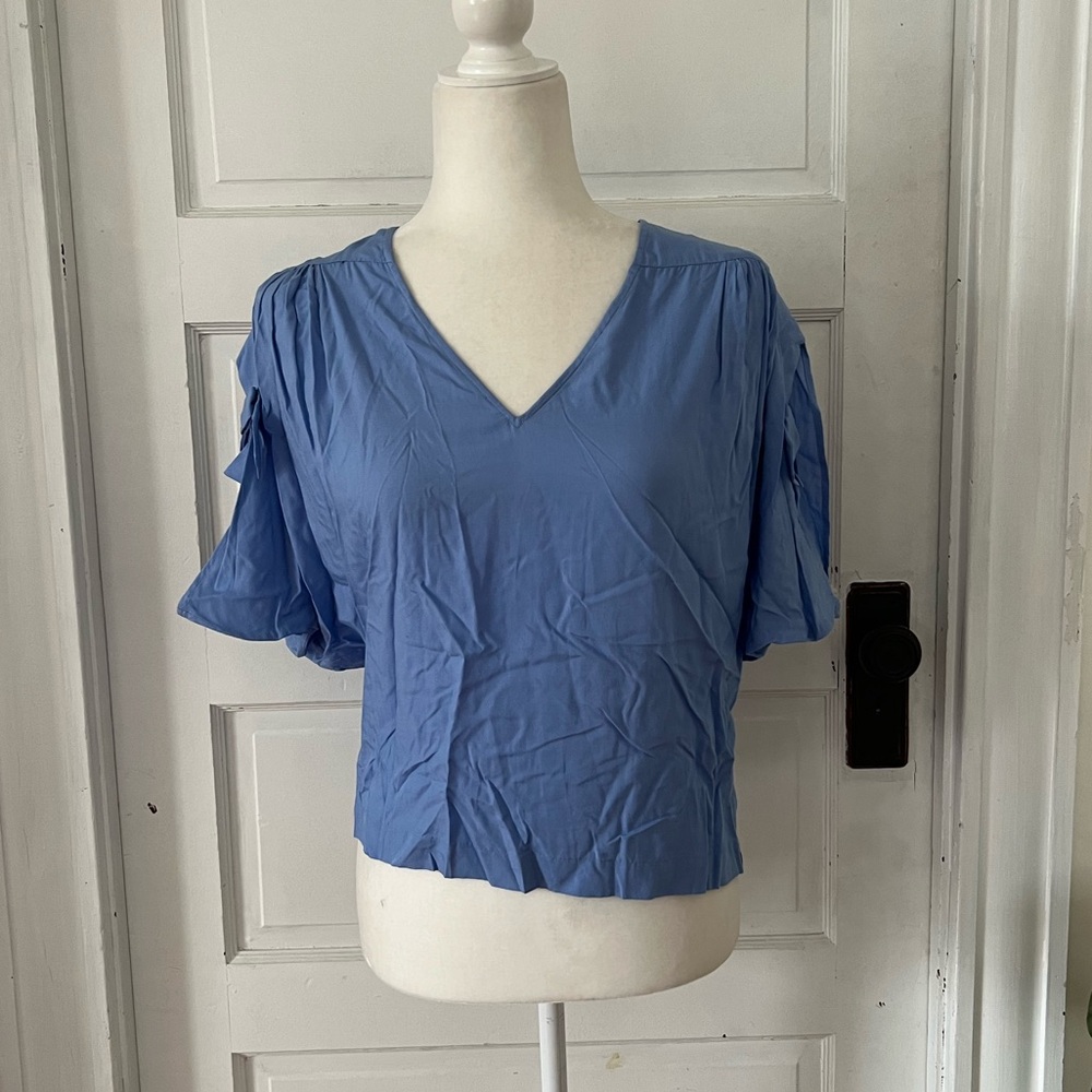Paul Smith | Bow Blue Blouse